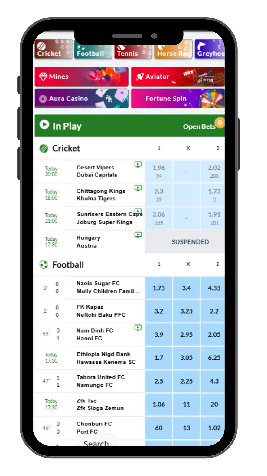 Cricket Betting id